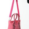 Baghashtag Pembe Mini Su Geçirmez Kulp Yazılı Tote Çanta - Görsel 9