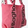 Baghashtag Pembe Mini Su Geçirmez Kulp Yazılı Tote Çanta - Görsel 11
