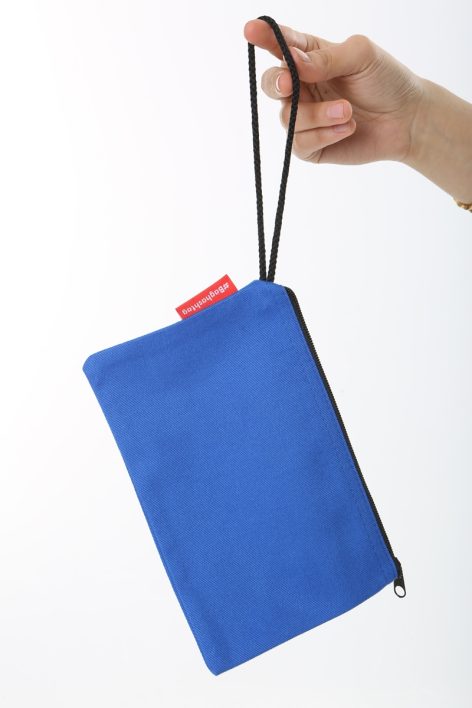 Baghashtag Mavi Clutch Bez Çanta - Görsel 4