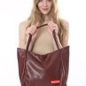Baghashtag Bordo Soft Deri Fermuarlı Çanta - Görsel 10