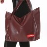 Baghashtag Bordo Soft Deri Fermuarlı Çanta - Görsel 12