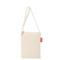 Baghashtag Baskısız Çapraz Askılı Fermuarlı Kanvas Çanta