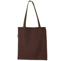 Baghashtag Baskısız Kahverengi Bez Çanta