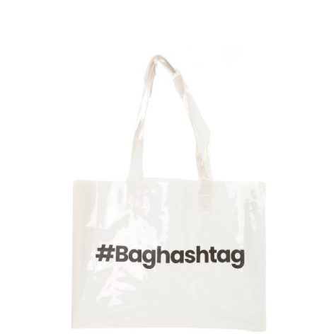 Baghashtag Beyaz Şeffaf Plaj Çantası