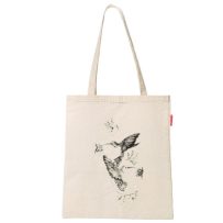 Baghashtag Bez Çanta Arı Kuşu Baskılı