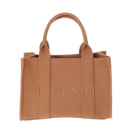 Baghashtag Kahverengi Deri Mini Tote Çanta