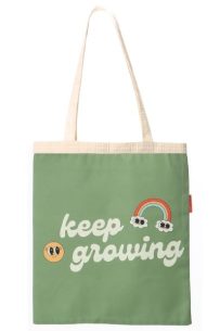 Baghashtag Keep Growing Baskılı Bez Çanta