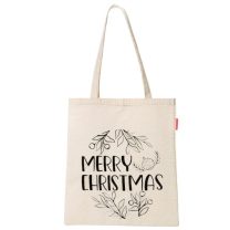 Baghashtag Merry Christmas Baskılı Bez Çanta