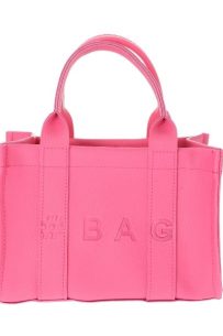 Baghashtag Pembe Deri Mini Tote Çanta
