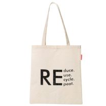Baghashtag Reduce Reuse Recycle Repat Baskılı Bez Çanta