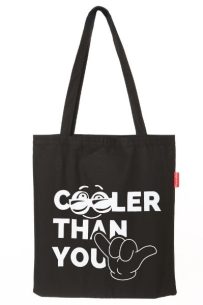 Baghashtag Siyah Bez Çanta Cooler Than You Baskılı