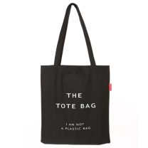 Baghashtag Siyah Bez Çanta The Tote Bag Baskılı