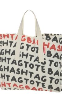 Baghashtag Totebaghashtag Baskılı Bez Çanta