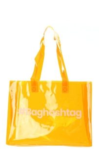 Baghashtag Turuncu Şeffaf Plaj Çantası
