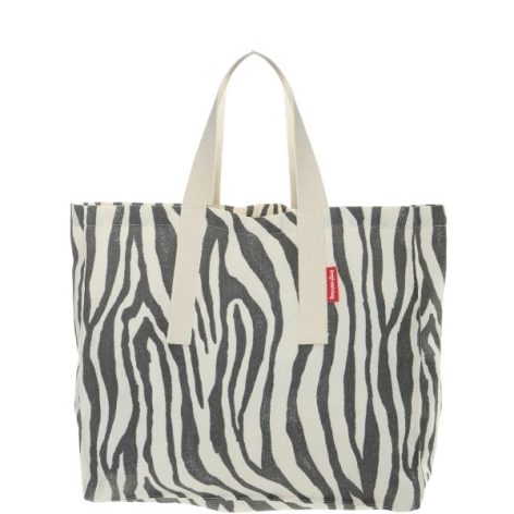 Baghashtag Zebra Baskılı Gabardin Bez Çanta