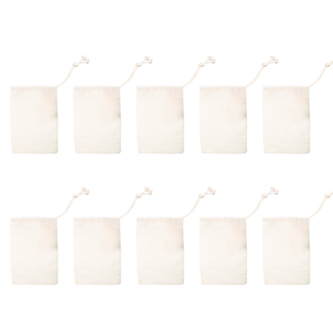 Baghashtag Minik Bez Kese (10 Adet) 15 cm x 20 cm - Görsel 4