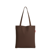 Baghashtag Baskısız Kahverengi Bez Çanta