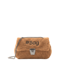 Baghashtag Krem Siyah Mini Peluş Çanta