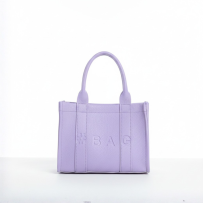 Baghashtag Lila Deri Mini Tote Çanta