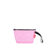 Baghashtag Pembe Şeffaf Üçgen Form Makyaj Çantası