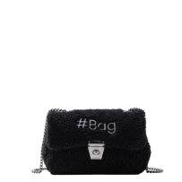 Baghashtag Siyah Mini Peluş Çanta