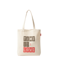 Baghashtag Time is Love Baskılı Bez Çanta