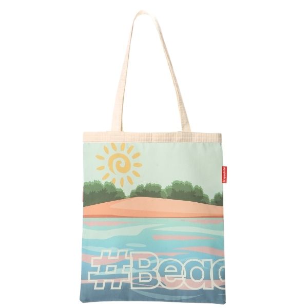 Baghashtag Beach Bag Baskılı Bez Çanta - Görsel 6