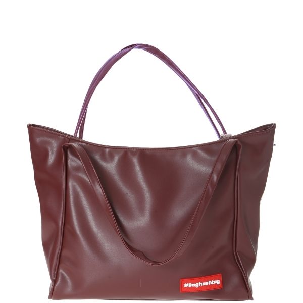 Baghashtag Bordo Soft Deri Fermuarlı Çanta - Görsel 18