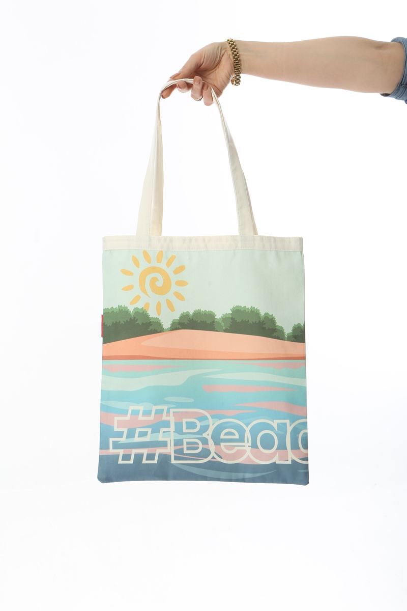 Baghashtag Beach Bag Baskılı Bez Çanta - Görsel 3