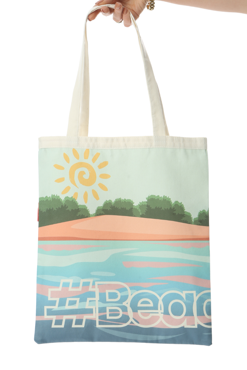 Baghashtag Beach Bag Baskılı Bez Çanta - Görsel 5