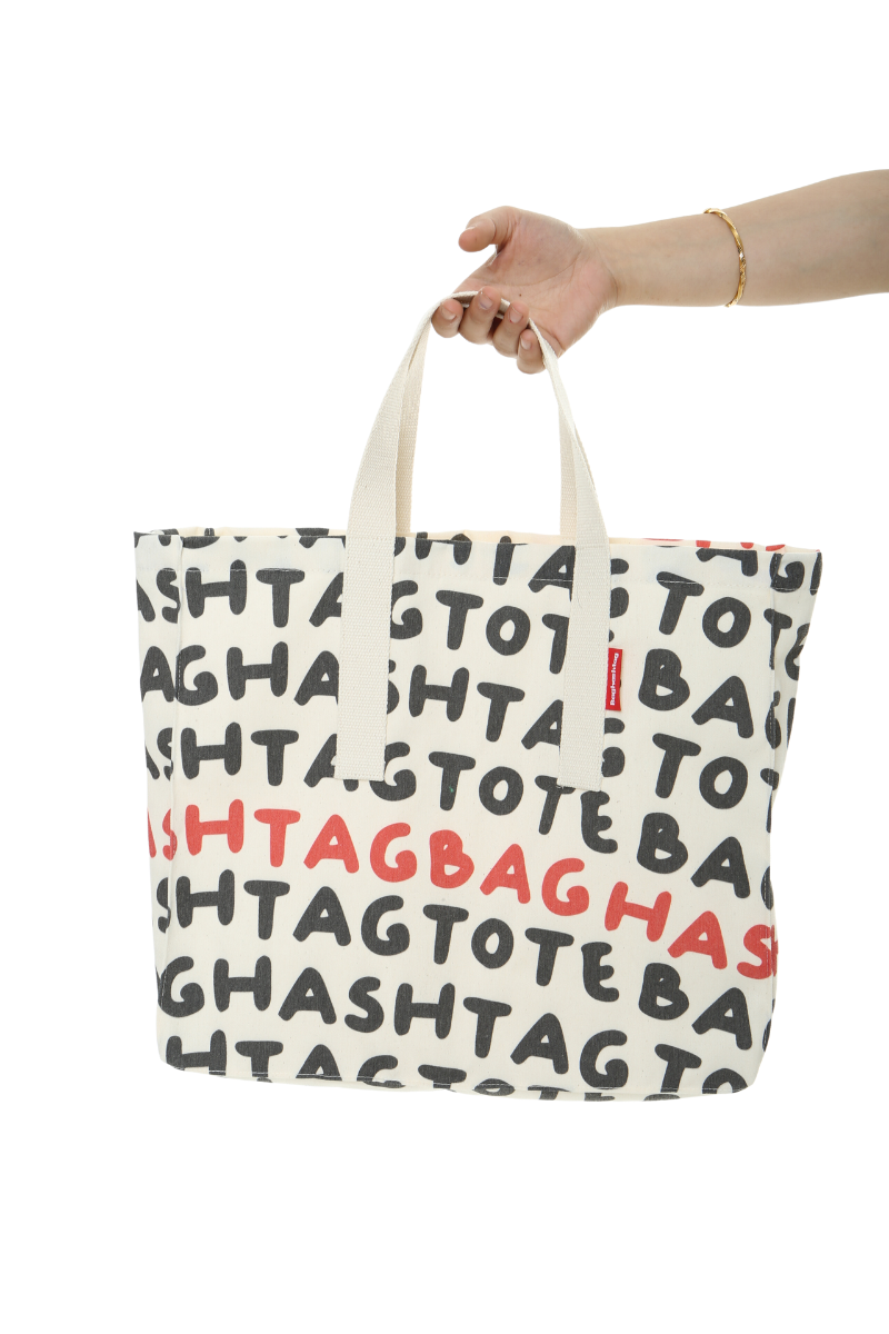 Baghashtag Totebaghashtag Baskılı Bez Çanta - Görsel 3