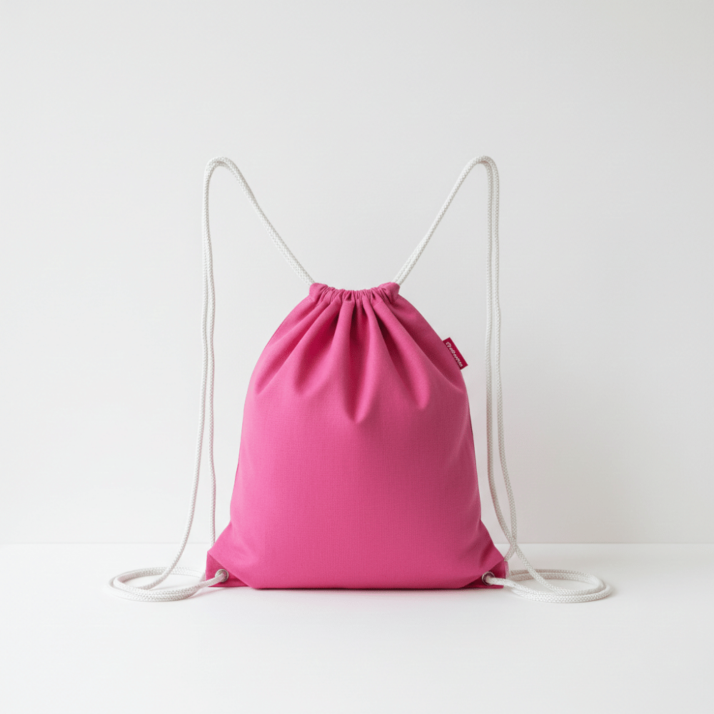 Baghashtag Pembe Mini Sırt Bez Çanta - Görsel 3