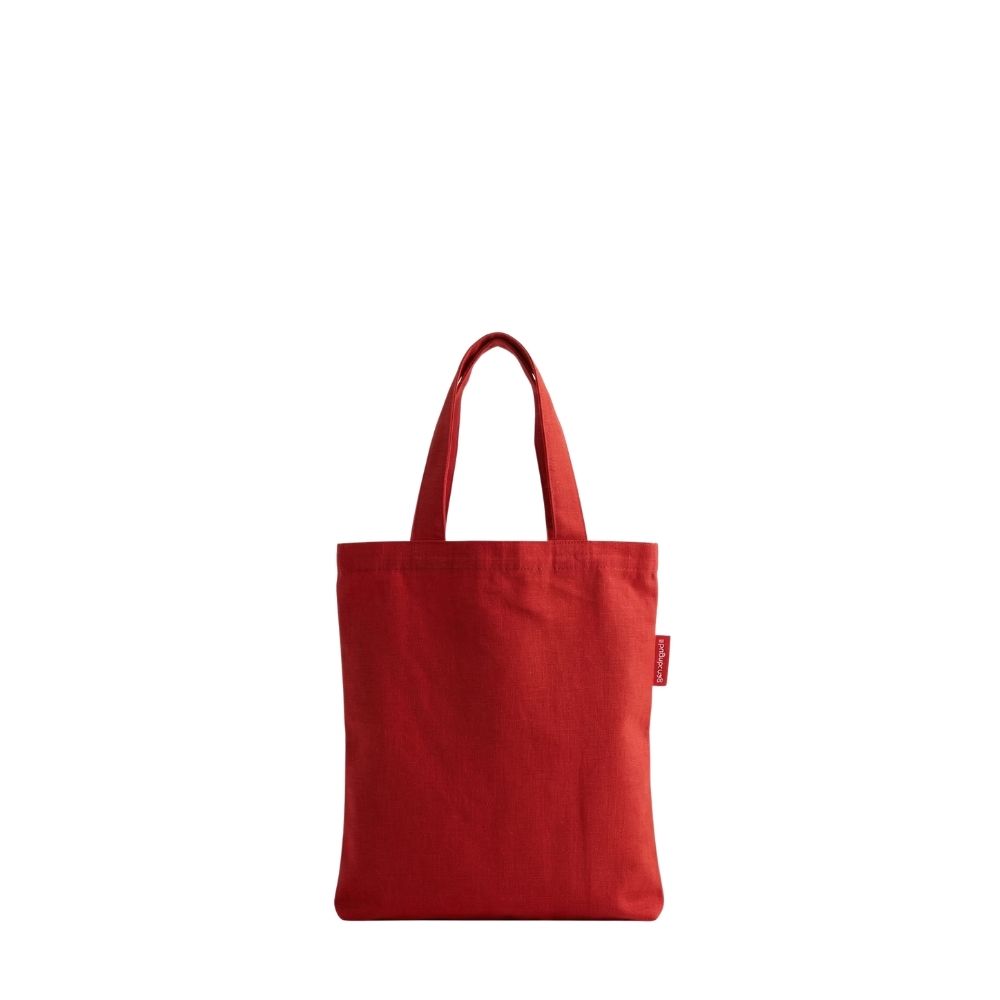 Baghashtag Mini Kırmızı Bez Çanta