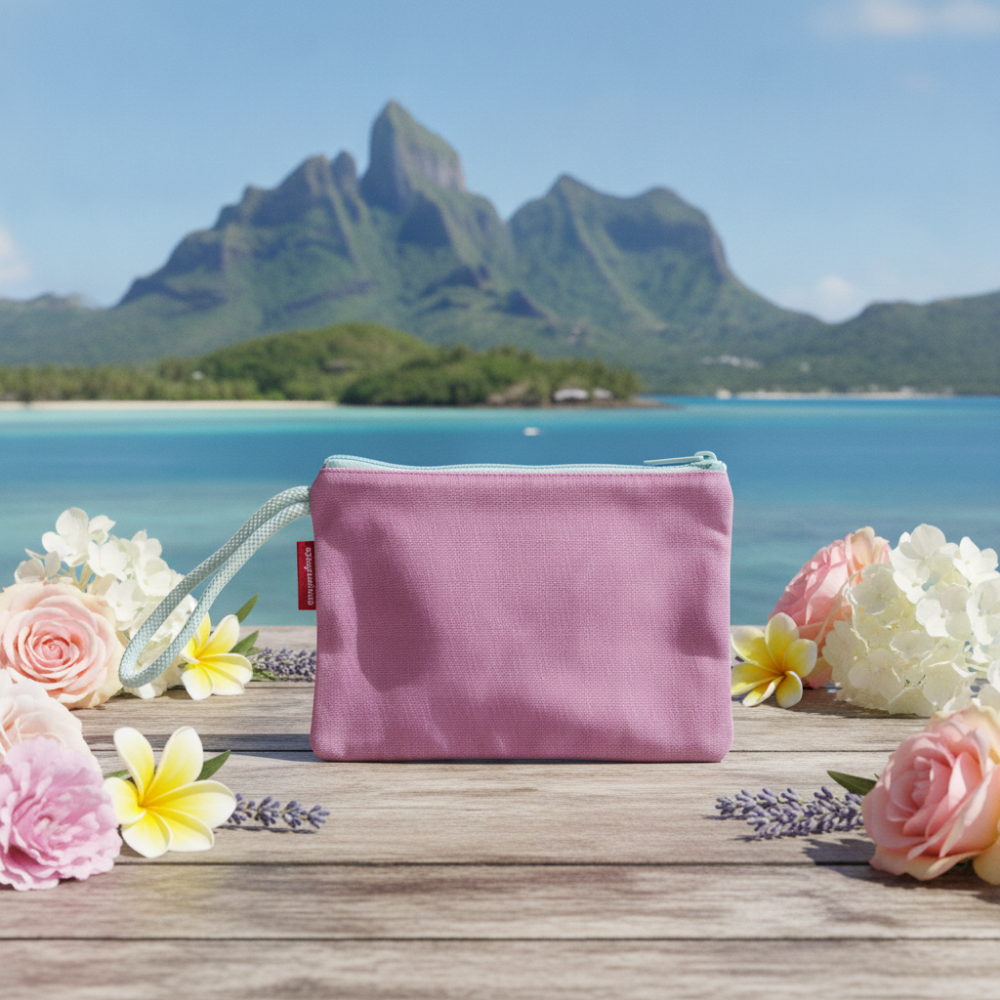 Baghashtag Pembe Clutch Bez Çanta - Görsel 2