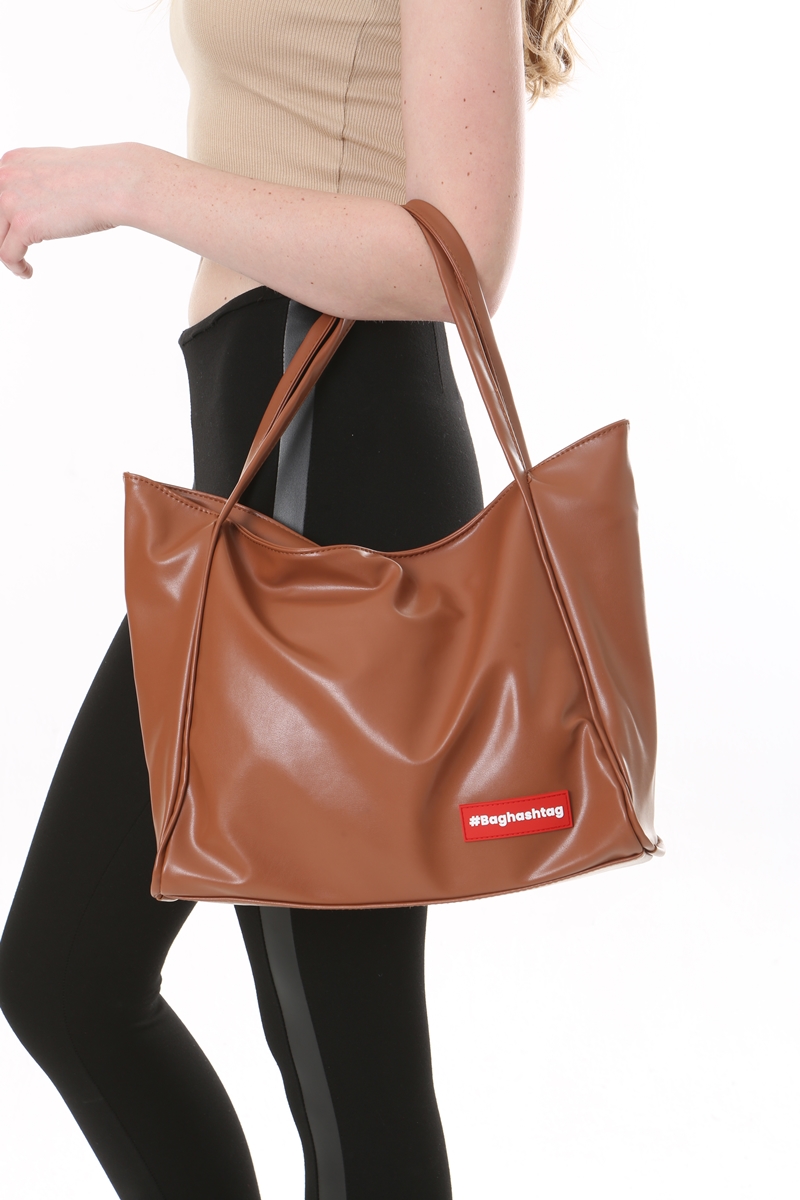 Baghashtag Taba Soft Deri Fermuarlı Çanta - Görsel 13