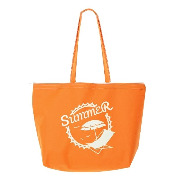 Baghashtag Summer Beach Bag Plaj Çantası Turuncu - Görsel 14