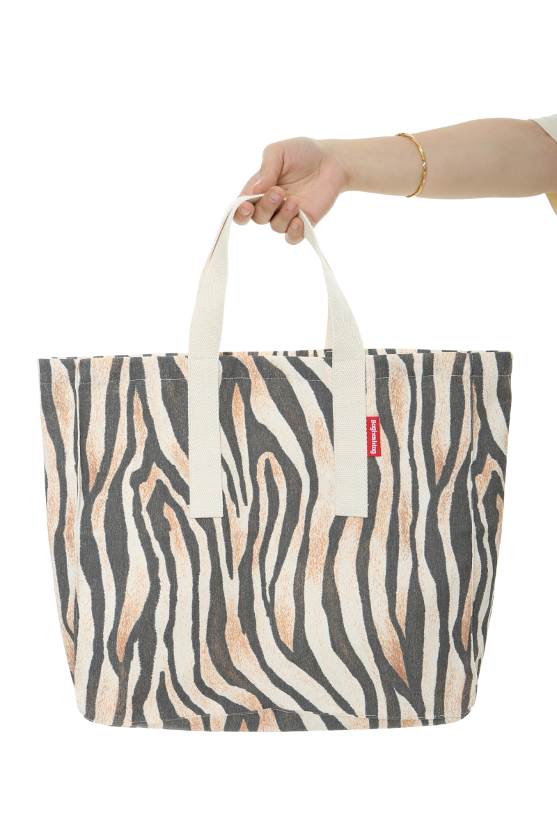 Baghashtag Leopra Baskılı Gabardin Bez Çanta - Görsel 2