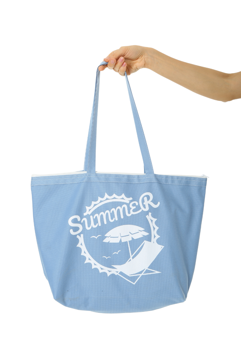 Baghashtag Summer Beach Bag Plaj Çantası Mavi - Görsel 12
