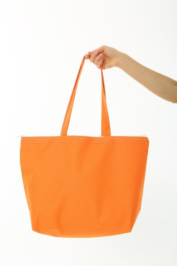 Baghashtag Summer Beach Bag Plaj Çantası Turuncu - Görsel 10