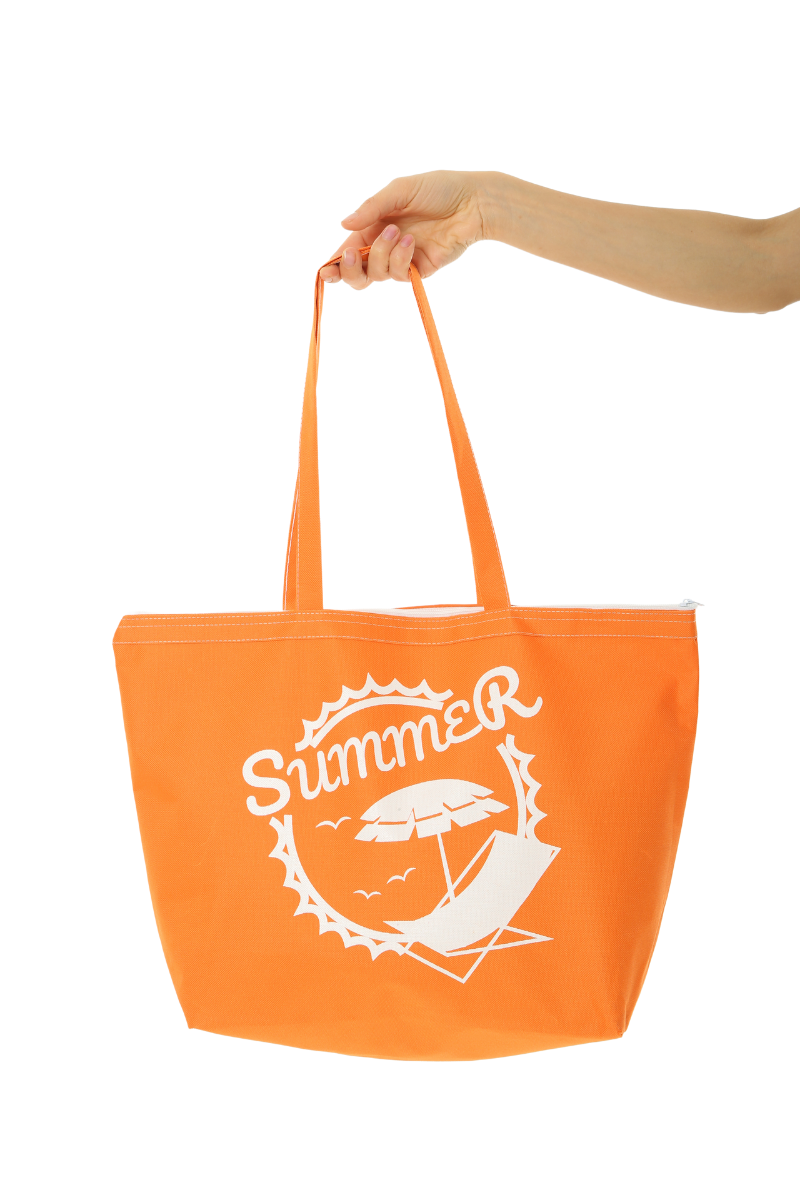 Baghashtag Summer Beach Bag Plaj Çantası Turuncu - Görsel 13